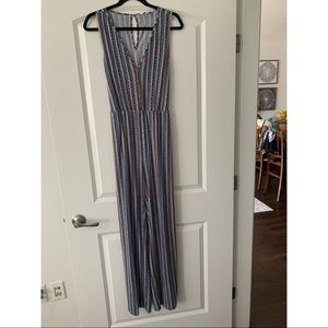 BCBGeneration striped jumpsuit